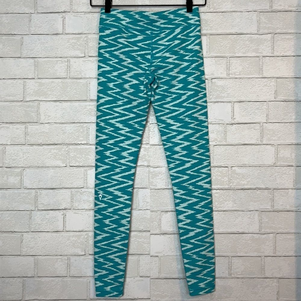 Lululemon Ivivva Ikat Print Leggings 12 - Picture 3 of 5